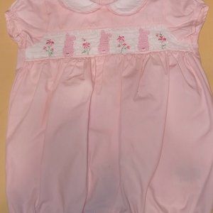 Crown and Ivy Baby Smocked Bubble suit - Size 3 months -